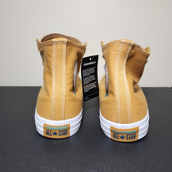 Converse Chuck Taylor All Star Hi Wheat Green Sneakers Mens Shoes Size 10 - Picture 5 of 11